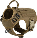 ICEFANG Tactical Dog Harness Small - MOLLE Vest with Handle