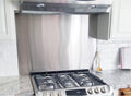 24 in by 30 in Stainless Steel Stove Backsplash Splatter Guard - Ultra