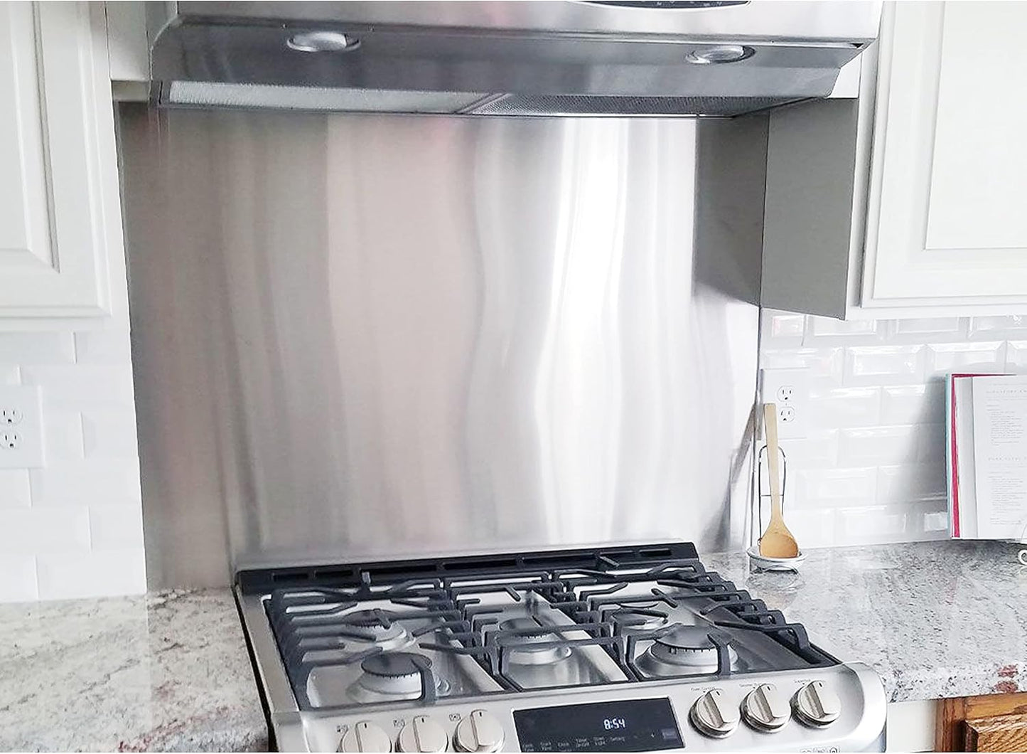 24 By 30 Inches Stainless Steel Stove Backsplash Guard Panel