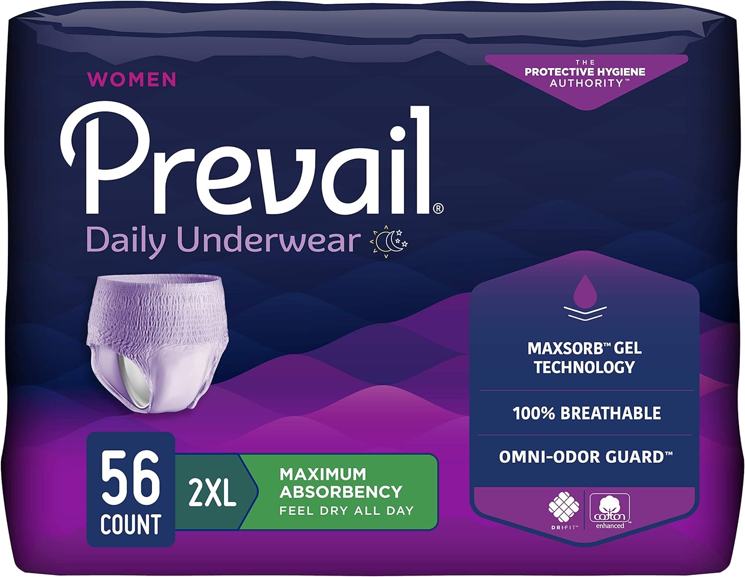 Prevail Proven 2X-Large Women's Pull-Up | Max Absorbency