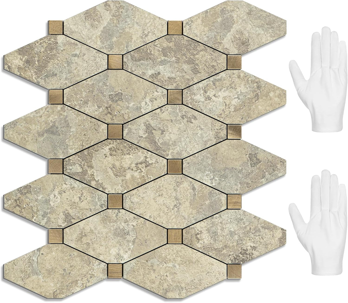 Peel and Stick Backsplash Tile for Kitchen and Bathroom Decor