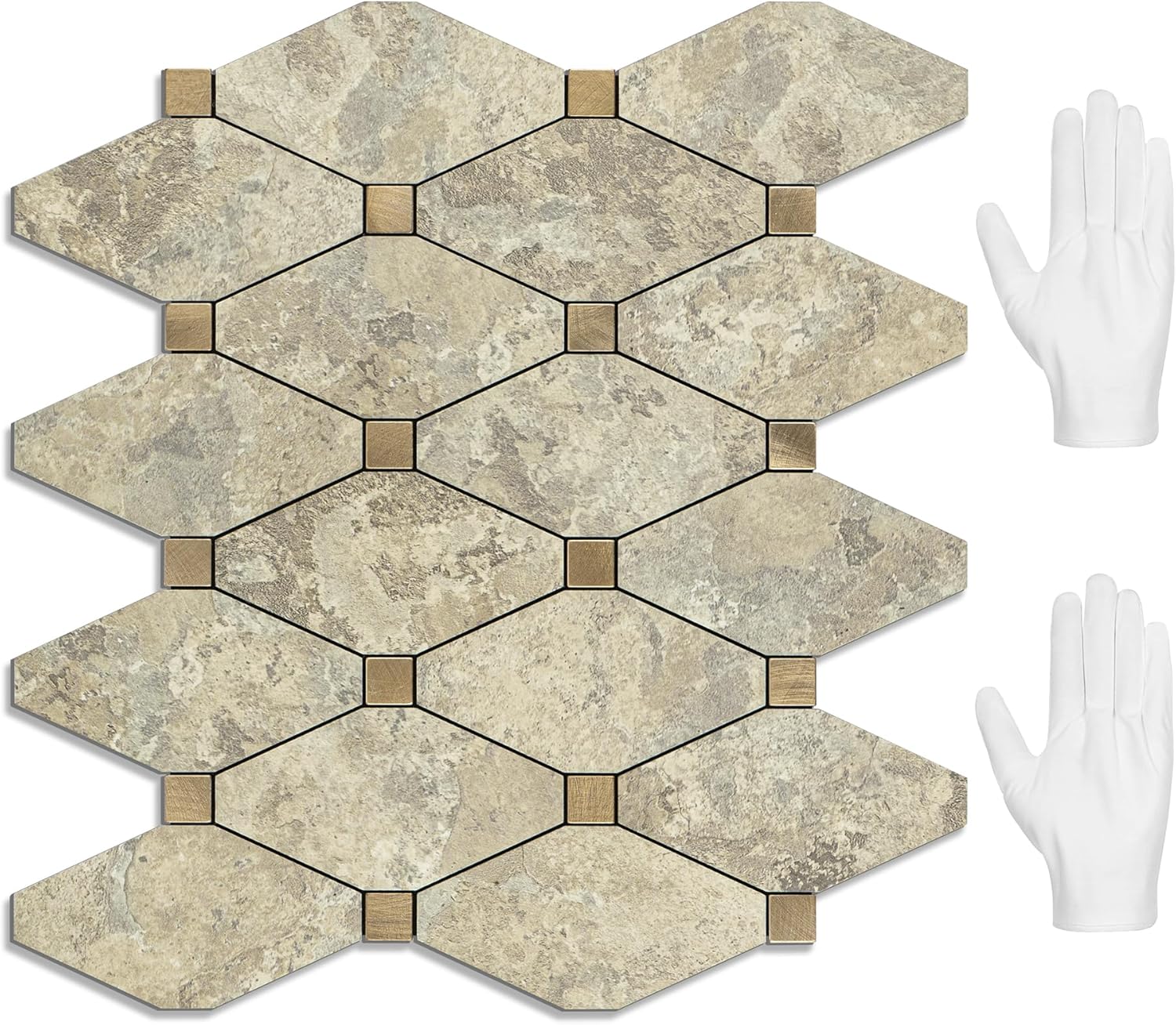 Peel and Stick Backsplash Tile for Kitchen and Bathroom Decor