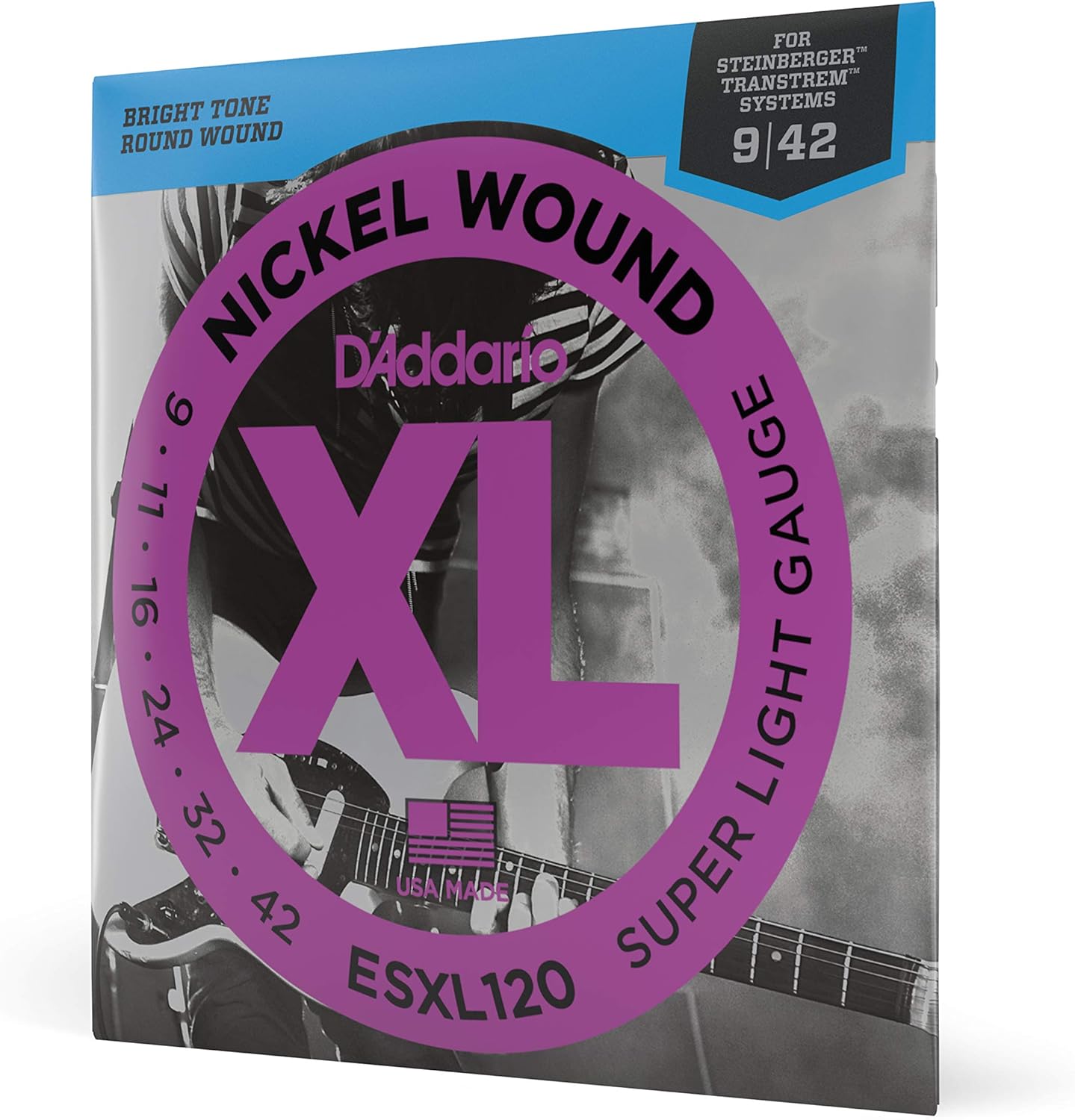 D'Addario XL Electric Guitar Strings - Perfect Intonation & Durability
