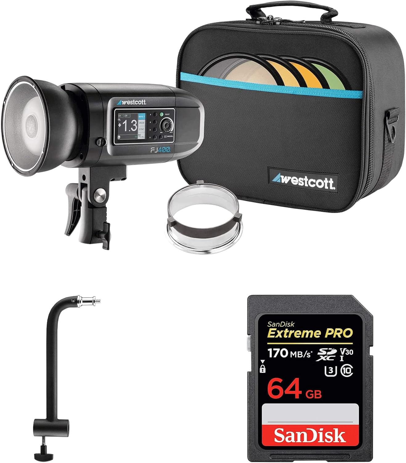 Westcott FJ400 Strobe with Battery & Accessories for Photographers