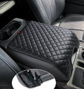 Center Console Cover for Ford F150 2015-2020 - Quilted PU Leather