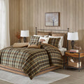 Hadley Plaid Oversized Twin Comforter Set - Cozy All-Season Layer