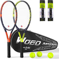 Pro Tennis Racket for Adults with 3 Balls and Accessories
