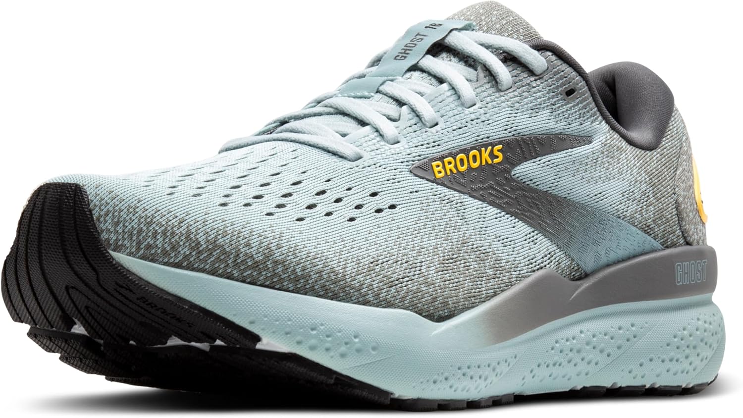 Brooks Mens Ghost 16 Neutral Running Shoe for Smooth Rides