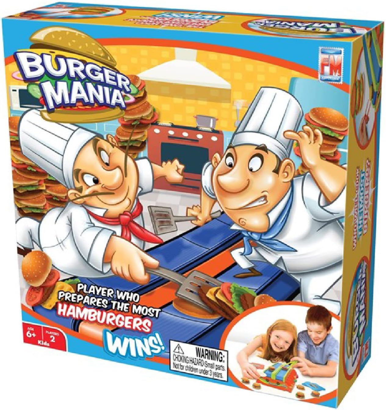 Build-A-Burger Game: Fast Food Fun for Kids 6+