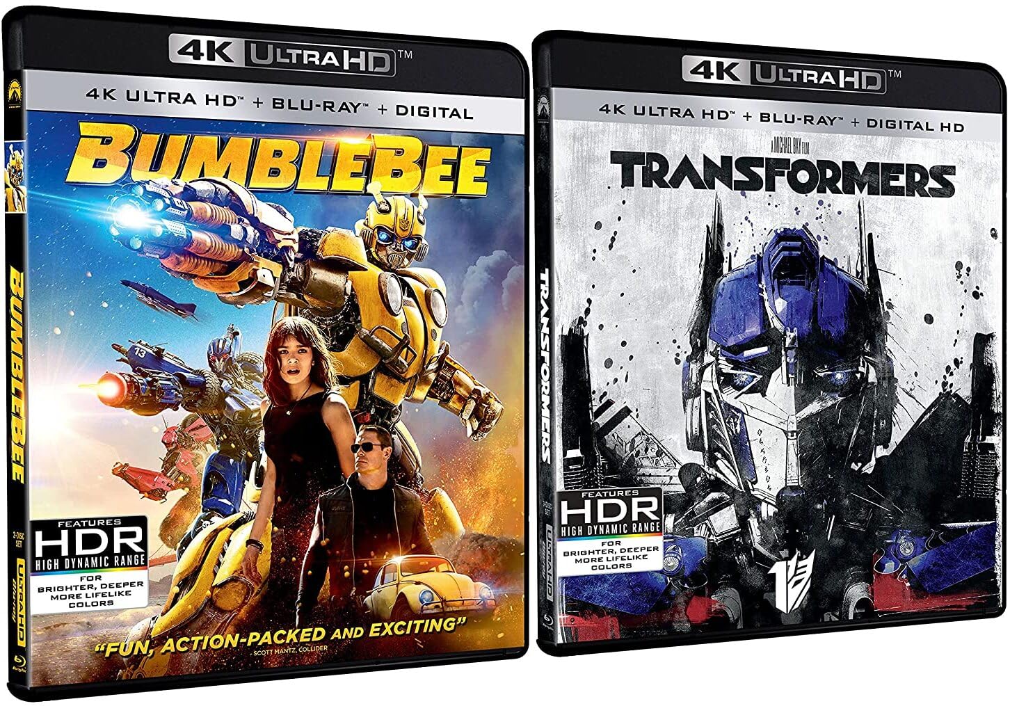 Bumblebee/Transformers 2-Movie 4K UHD Collection Review