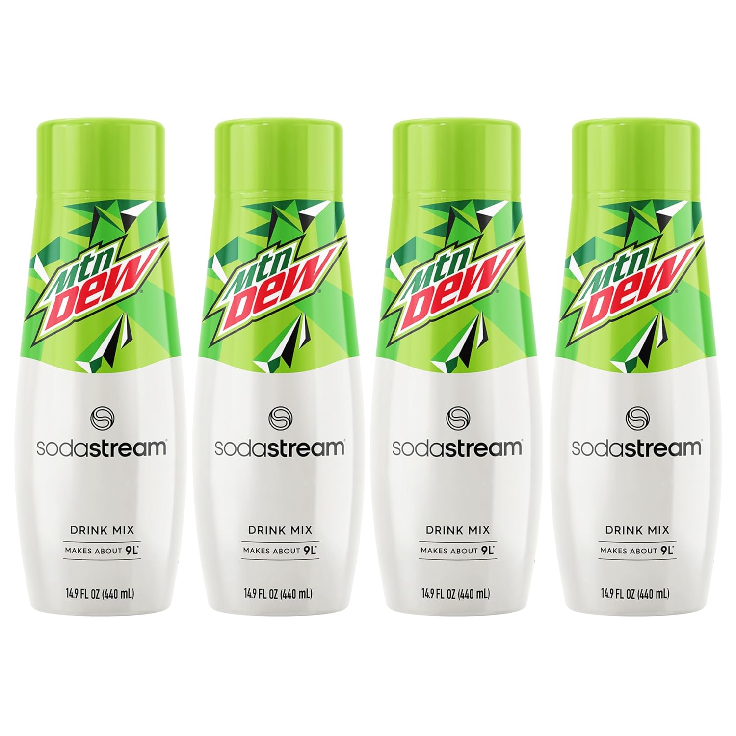 SodaStream Mountain Dew Mix | Make 96 Caffeinated Servings