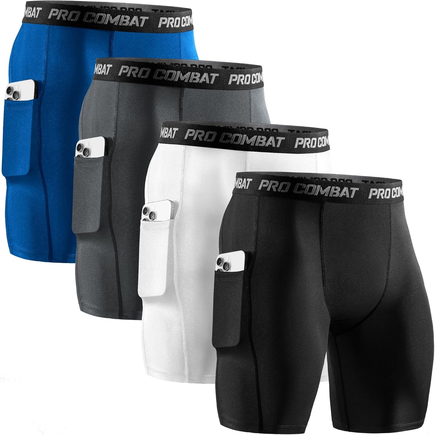 Niksa Compression Shorts for Men with Pocket - Athletic Support