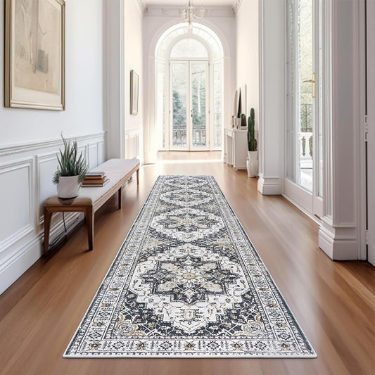 Madane Runner Rugs for Hallway 2x10 Long Washable Non-Slip