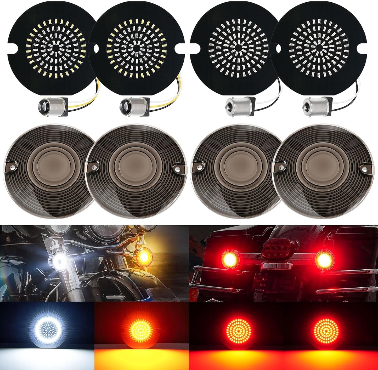 Brightness 1157 1156 LED Turn Signals for Harley Motorcycles