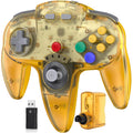 2.4 GHz Wireless N64 Switch Online Controller - Clear Yellow