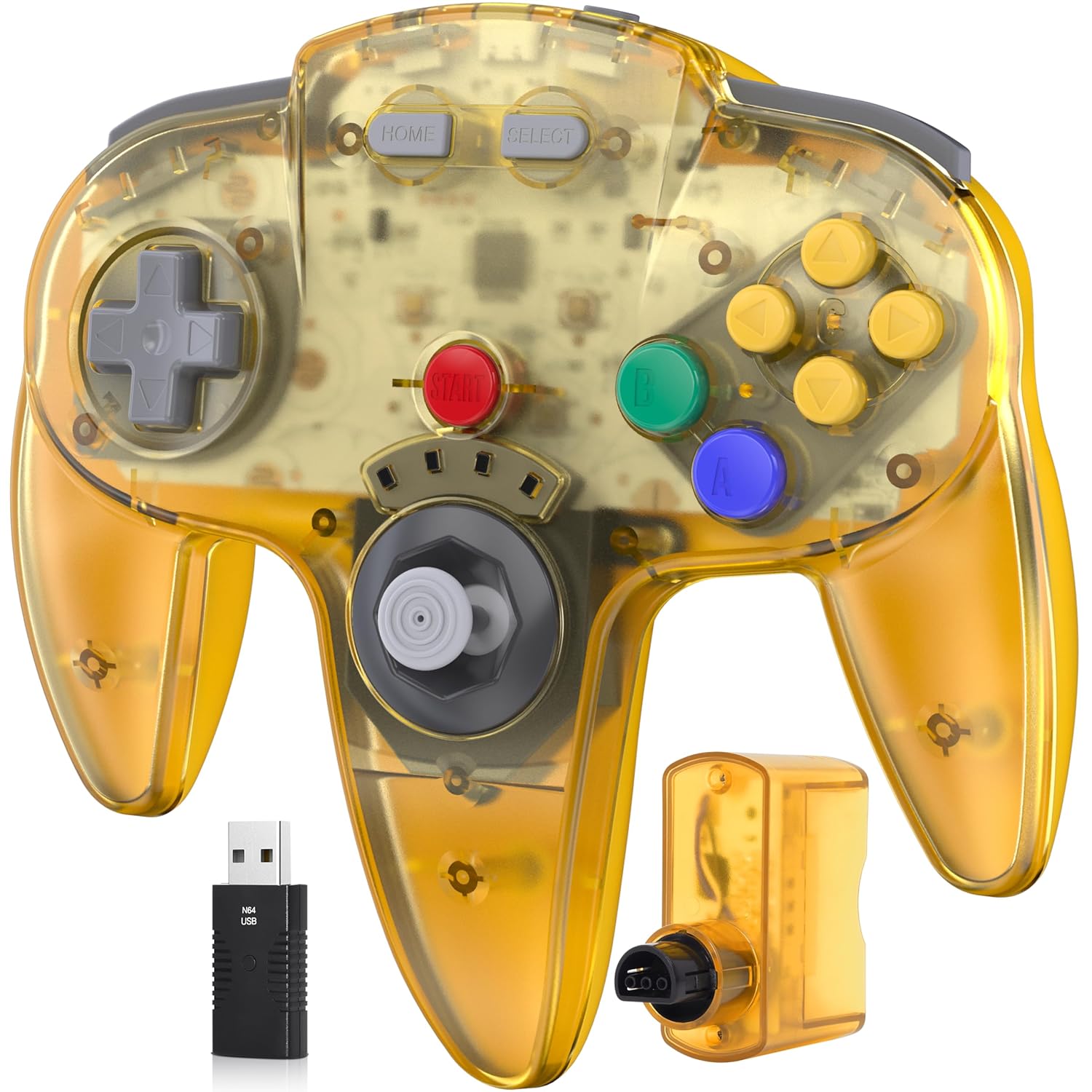 2.4 GHz Wireless N64 Controller for Switch Online Gaming