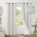 Linen Blackout Curtains for Bedroom and Living Room Privacy and Style