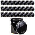 5 Gallon Black Metal Bucket with Lever Lock Lid for Durability