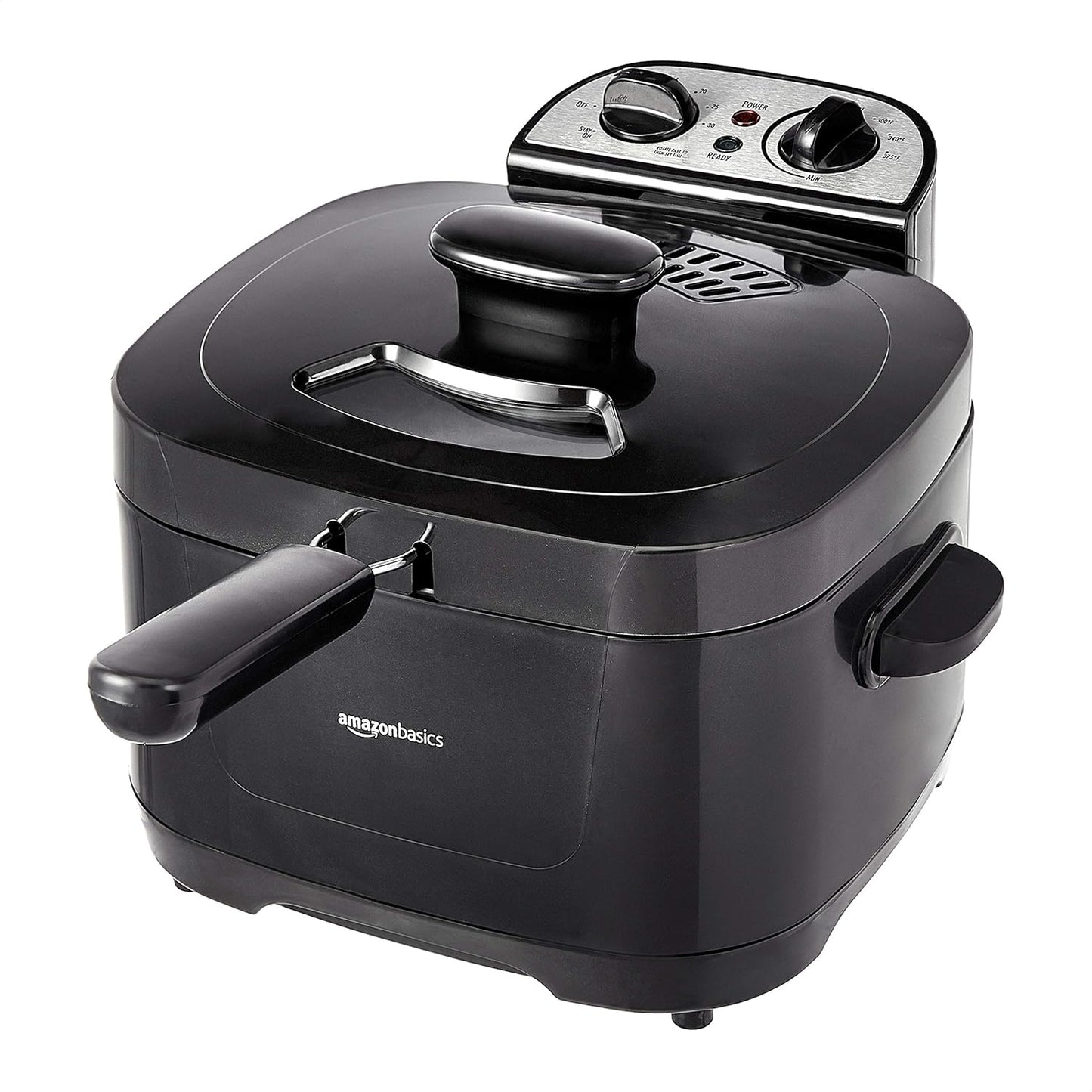2.1-Qt Electric Deep Fryer with Timer and Adjustable Temperature
