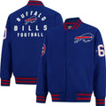 Ultra Game NFL Official Classic Varsity Coaches Jacket - Warm, Stylish