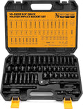 3/8ft Drive Impact Socket Set - 50-Piece Shallow & Deep Set