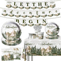 Travel Themed Baby Party Supplies Set