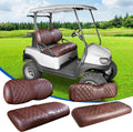NOKINS Golf Cart Diamond Front & Rear Seat Covers Kit - Premium Fit