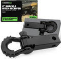 Rhino USA Shackle Hitch Receiver for 2ft Receivers - Heavy Duty Tow