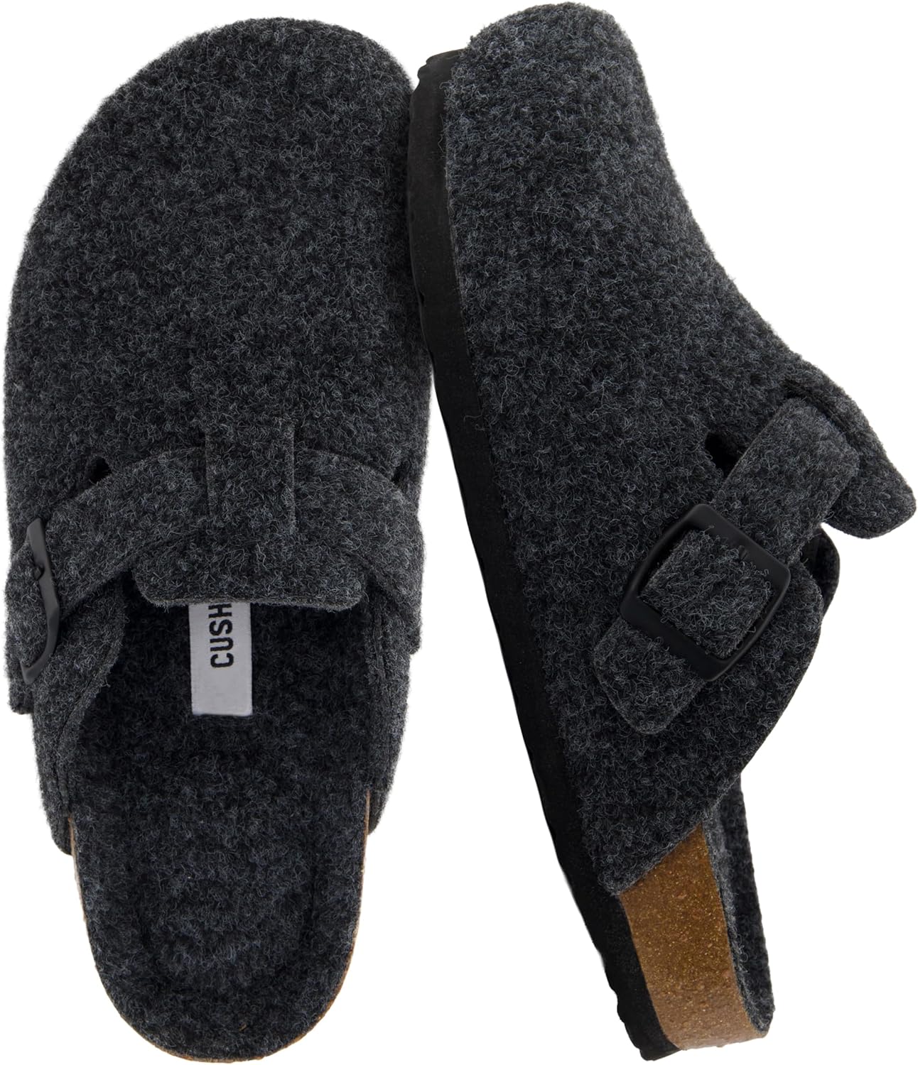 CUSHIONAIRE Hana Womens Clogs - Comfortable Vegan Suede Slip Ons