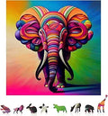 500 Piece Wooden Jigsaw Puzzle with Unique Elephant Design