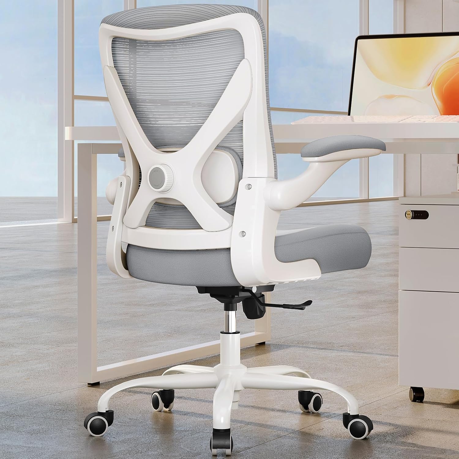 Ergonomic Office Chair with Adjustable Lumbar Support for Comfort