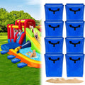 8 Pcs Waterproof Sturdy Outdoor Toy Sandbag with Handles - 50lb