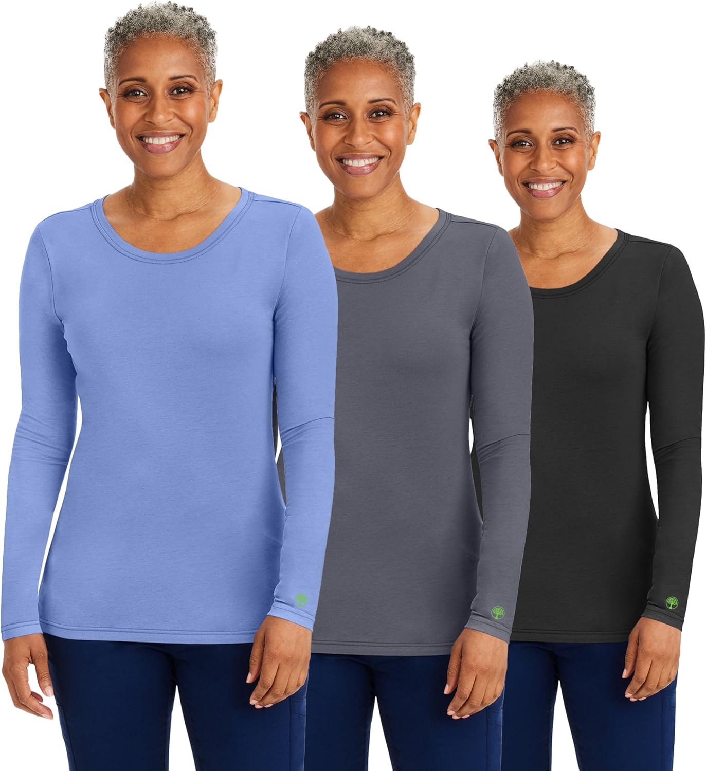 Healing Hands Women's Longsleeve Scrub Tee for Comfort & Style