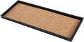 Heavy Duty Waterproof Rubber Shoe Storage Mat with Coir Insert