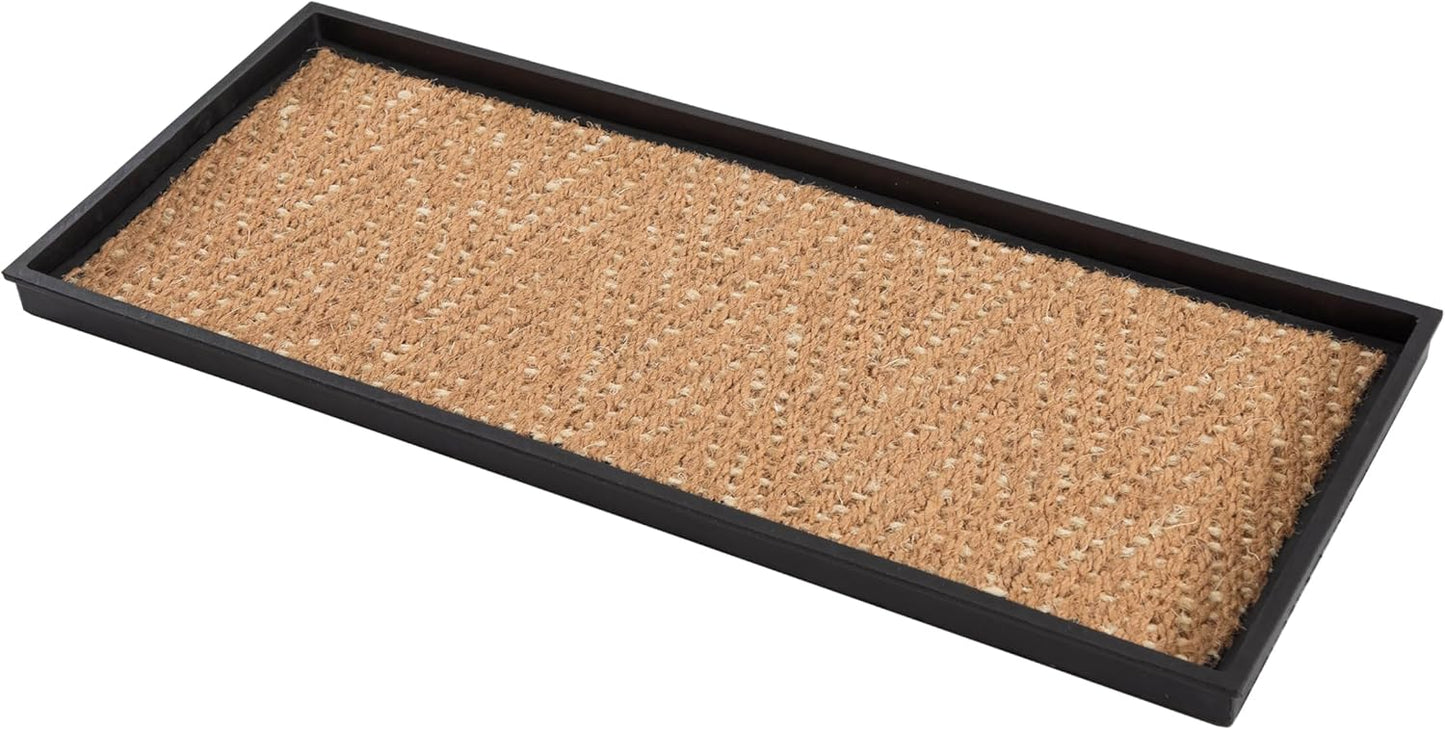 Heavy Duty Waterproof Rubber Shoe Storage Mat for Entryway