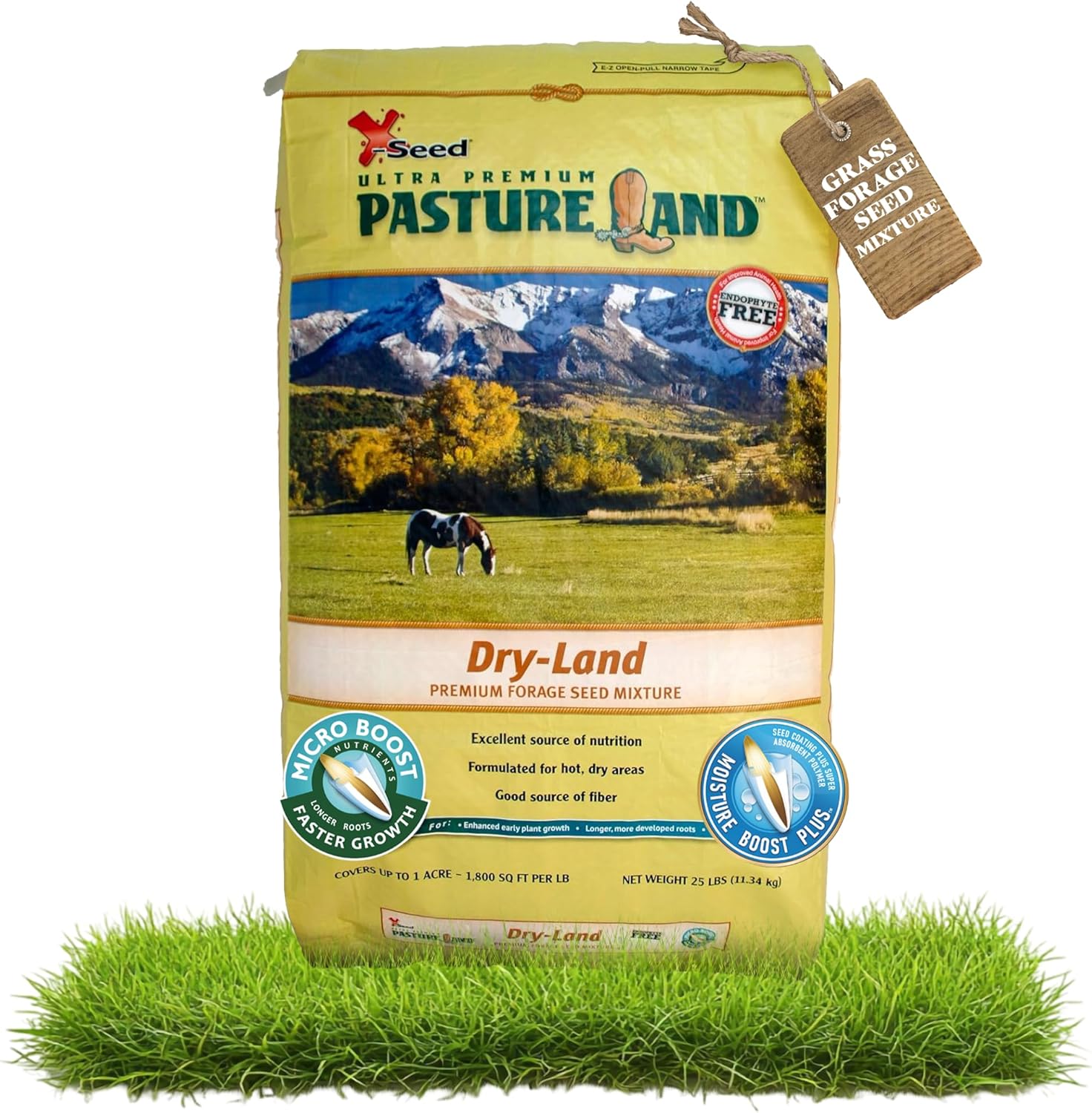 X-Seed Pasture Land Dry-Land Forage Seed Mixture for Livestock