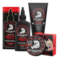 Bossman Beard Kit for Men, Set of 3 - Fortify, Jelly Oil & Balm