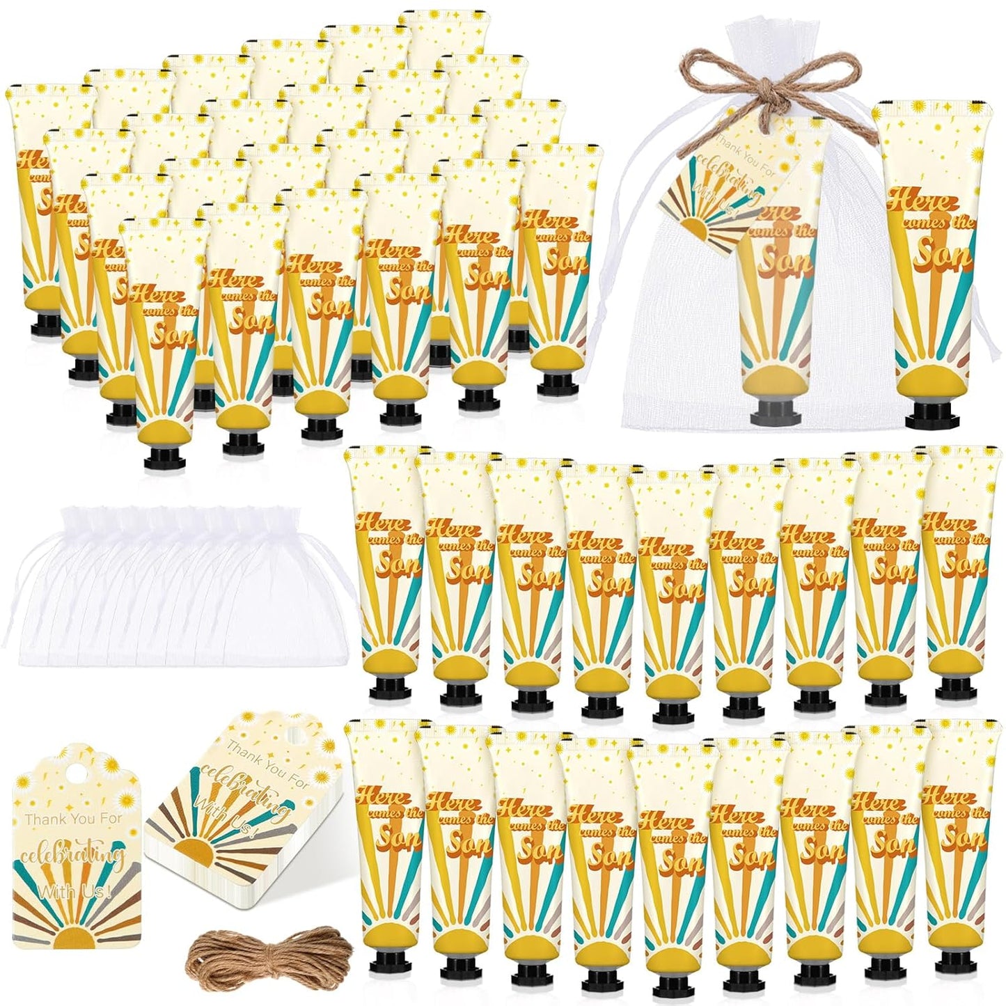 48 Sets Baby Shower Hand Cream Party Favors for Guests Gift