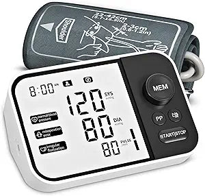 Blood Pressure Monitor with Voice and Large Display for Home Use