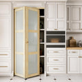 Bifold Doors 36in x 80in 3-Lite Frosted Glass Closet Door - Solid Pine