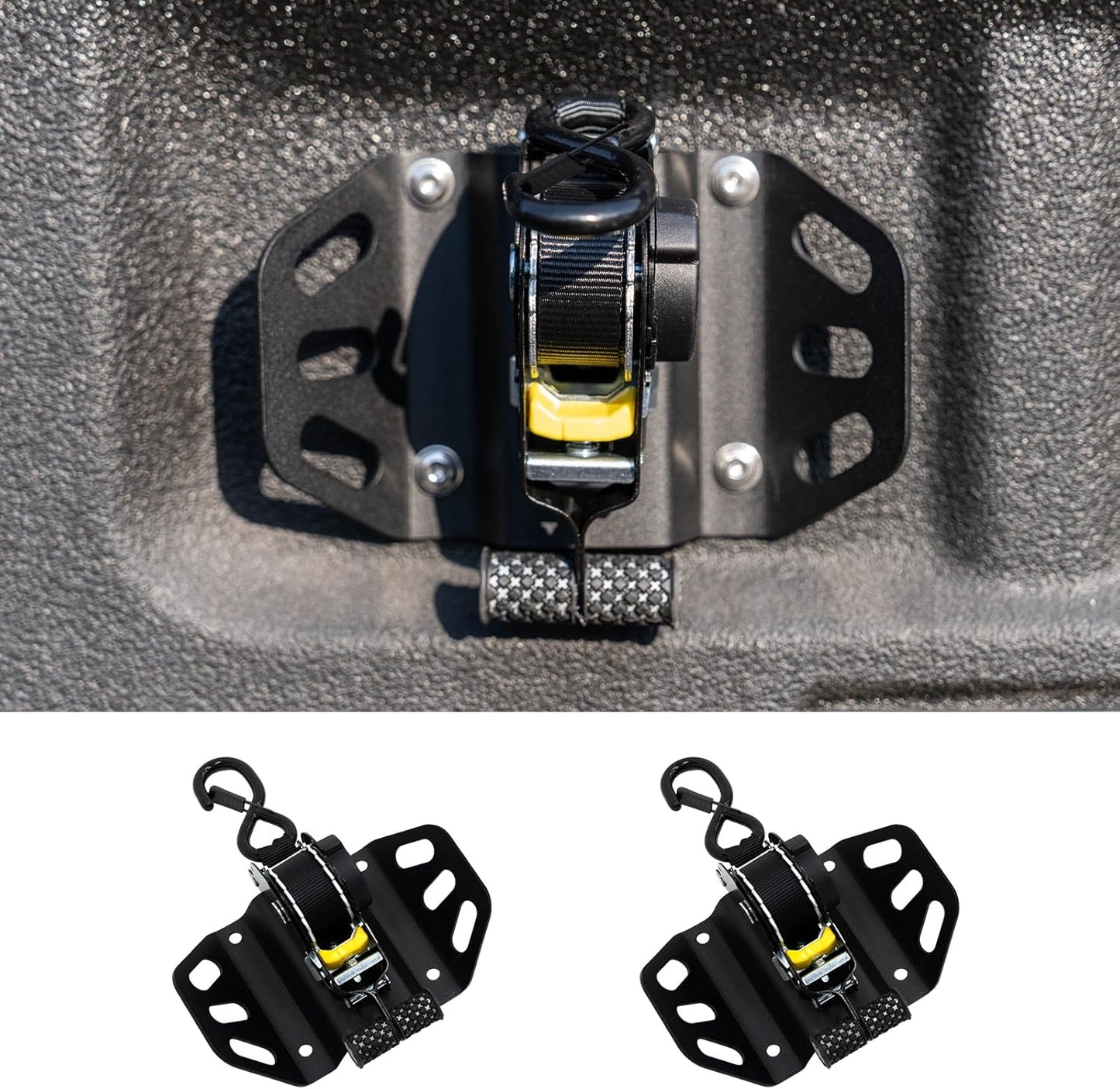Retractable Ratchet Straps for 2015-2025 Ford F150 - 2PCS