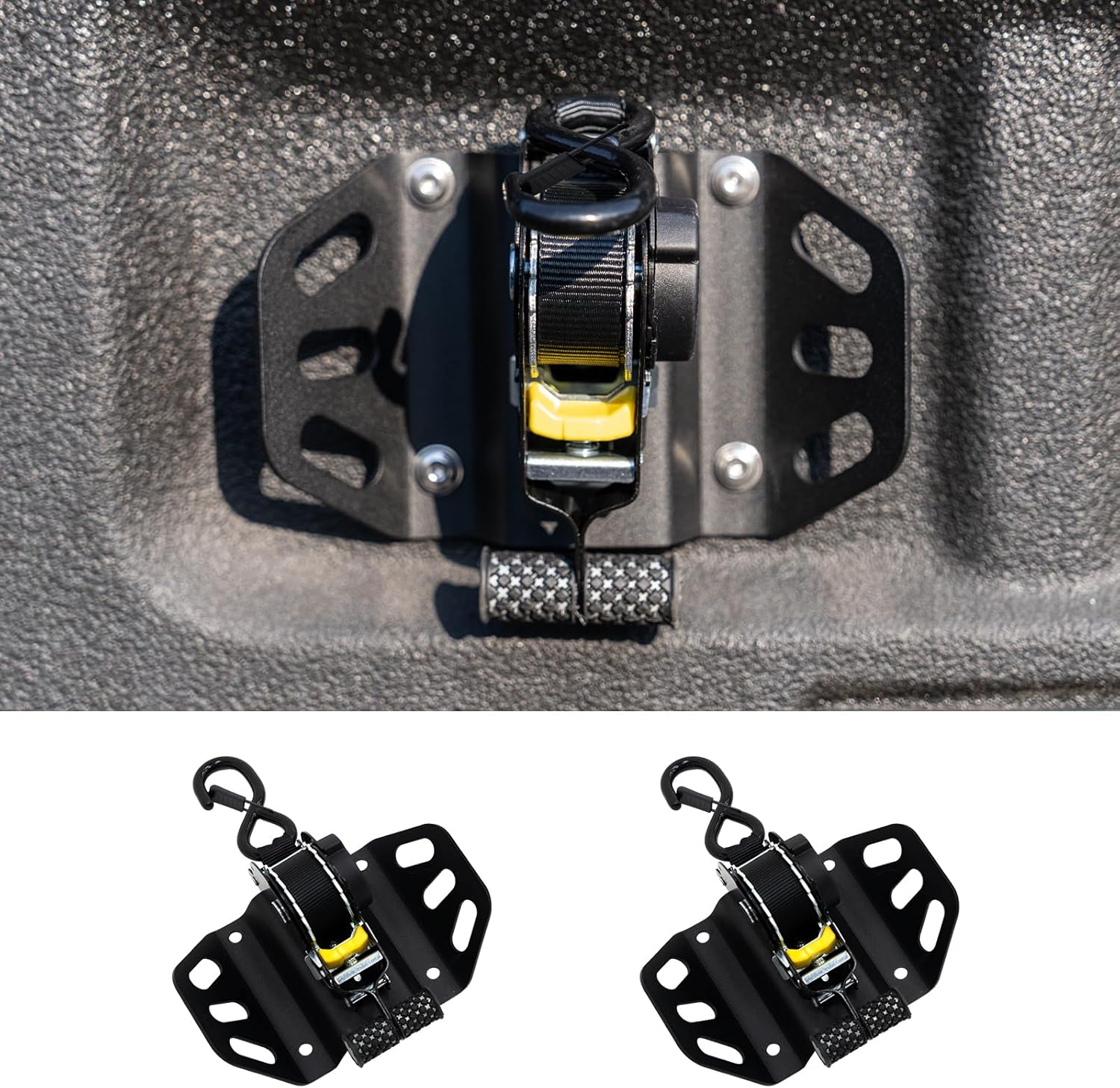 Retractable Ratchet Straps for 2015-2025 Ford F150 - 2PCS