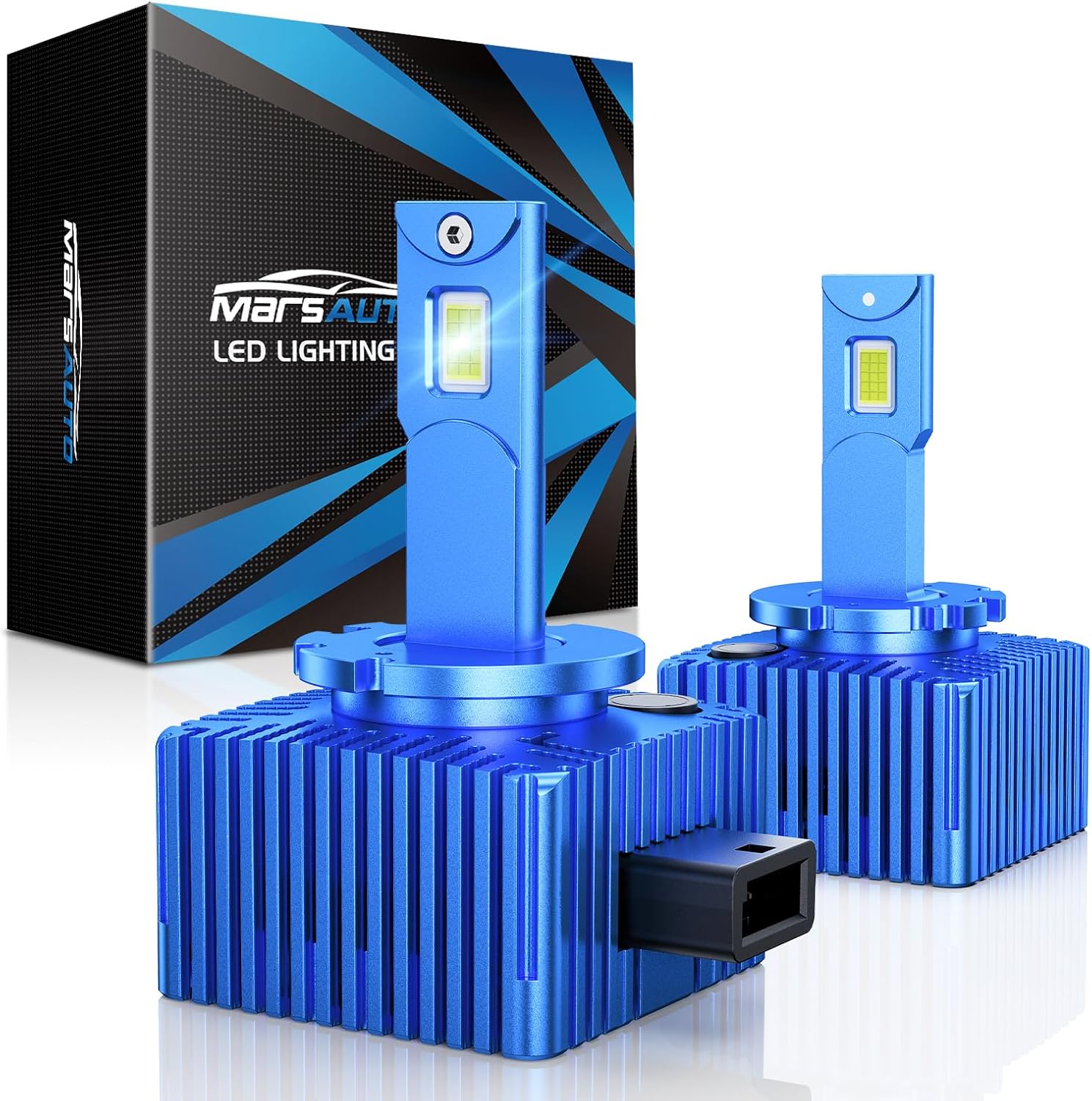 Marsauto D1S LED Bulbs for HID Assembly - 6000K Brightness