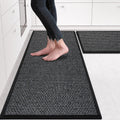 Kitchen Rugs Non Skid Washable Set of 2 PCS - Absorbent Farmhouse