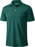 Men's Polyester Polo Shirt - Quick Dry Short Sleeve Golf Tee