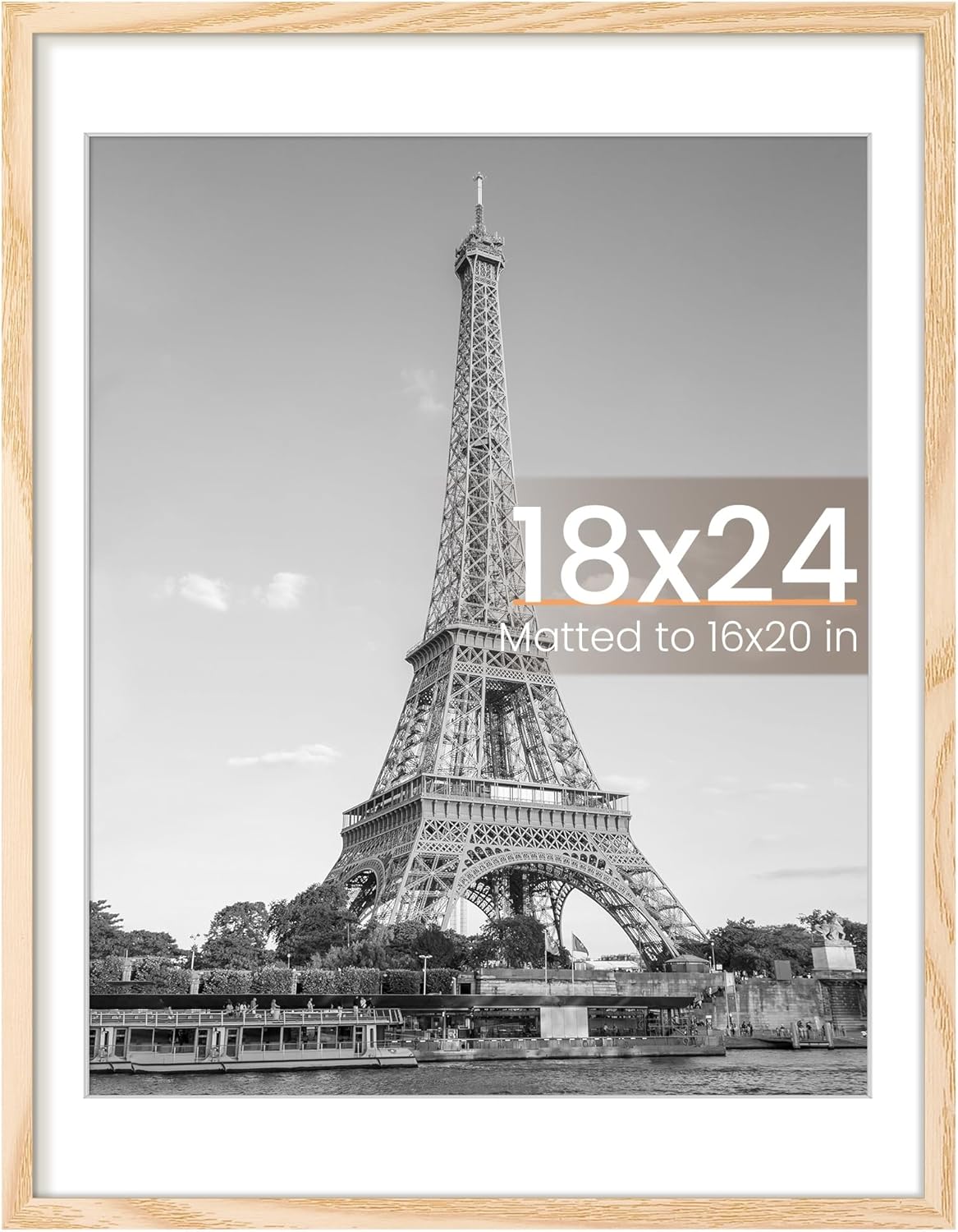 Upsimples 18x24 Picture Frame for Posters and Photos Display