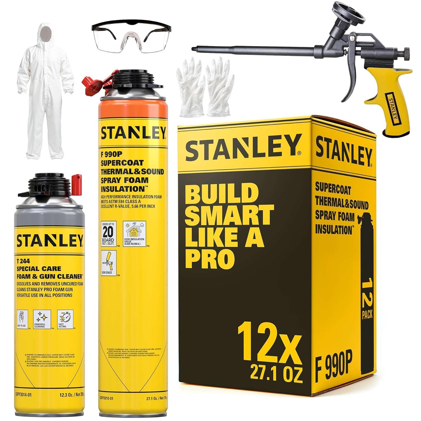 STANLEY F 990P Supercoat Spray Foam Insulation Kit Review