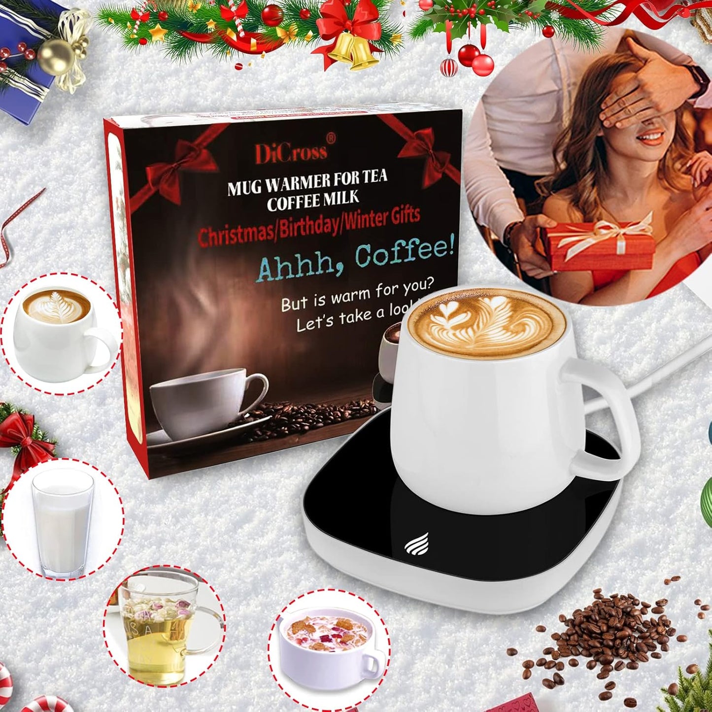 Auto Shut Off Coffee Mug Warmer - Dicross