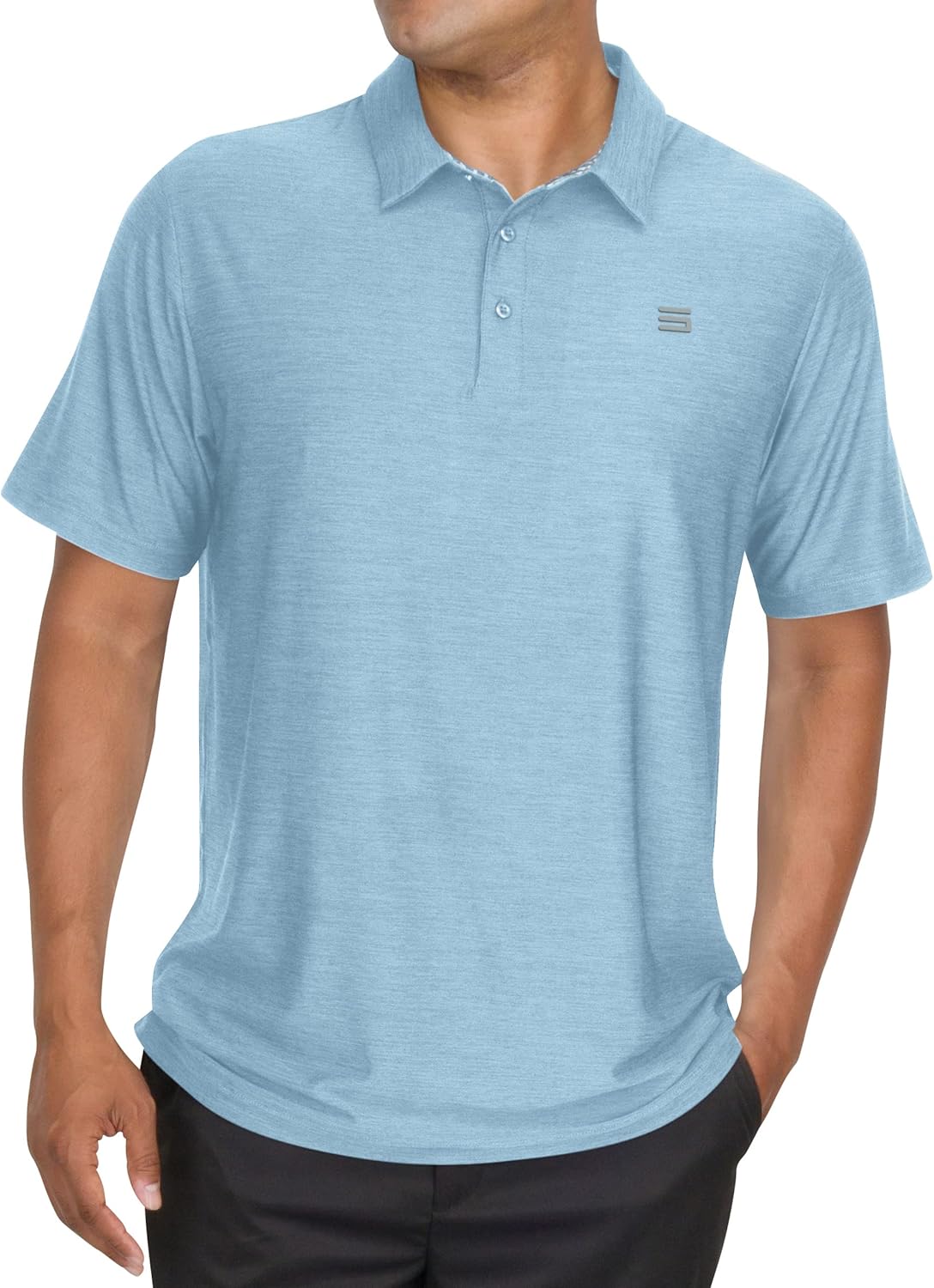 Three Sixty Six Golf Shirts for Men - Dry Fit Polo for Comfort