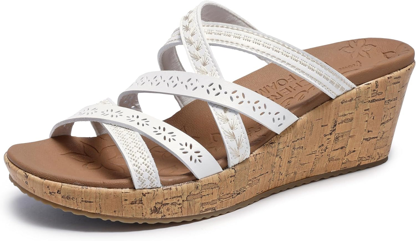 Skechers Women's Beverlee-Tiger Posse Wedge Sandal Review